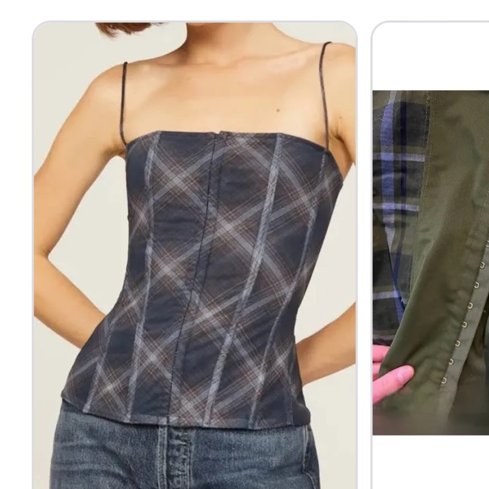 We wore what plaid corset